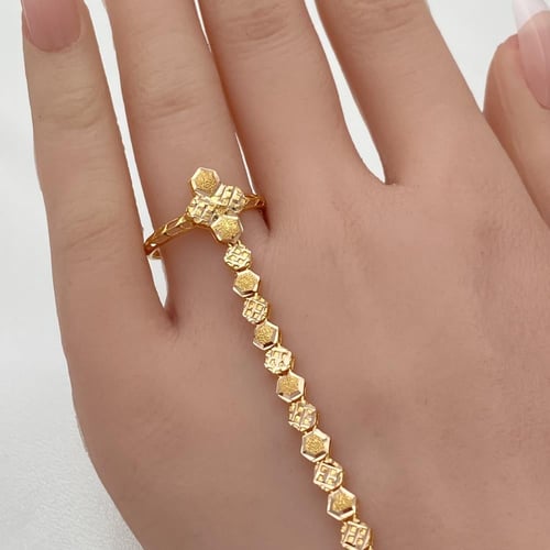 كف ذهب عيار 21 الوزن 8.94 جرام