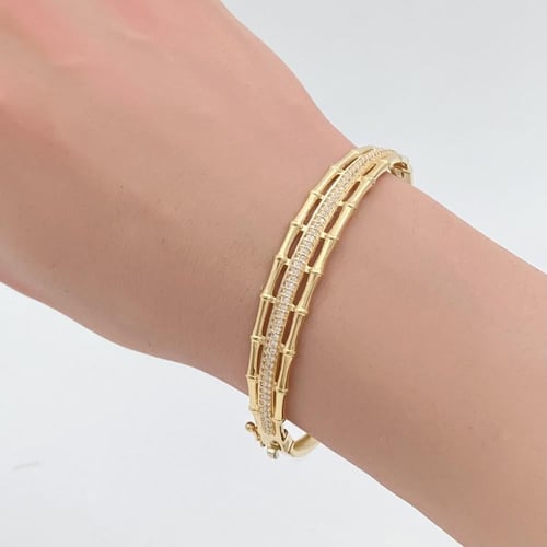 اسواره ذهب عيار 18 الوزن 10.72 جرام