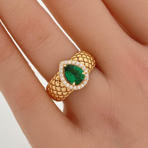 خاتم ذهب عيار 18 الوزن 4.13 جرام