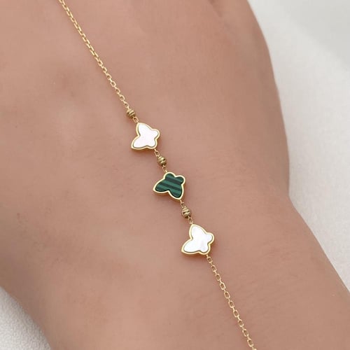 كف ذهب عيار 18 الوزن 1.71 جرام