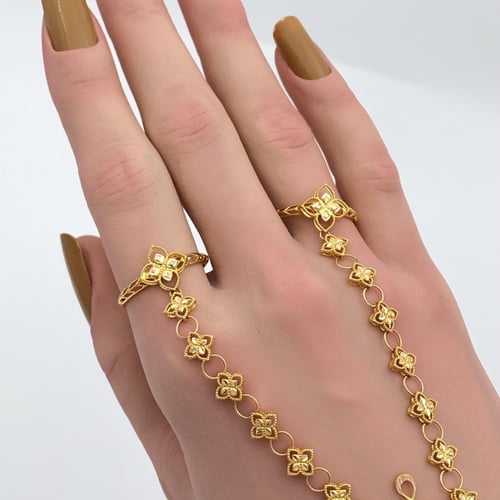 كف ذهب عيار 21 الوزن 14.33 جرام