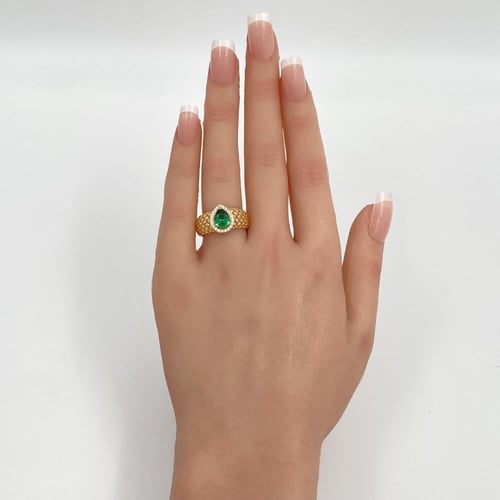 خاتم ذهب عيار 18 الوزن 4.13 جرام