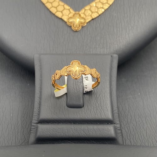 طقم ذهب شومية عيار 21 وزن 12.28 جم تفاصيله تحكي قص...