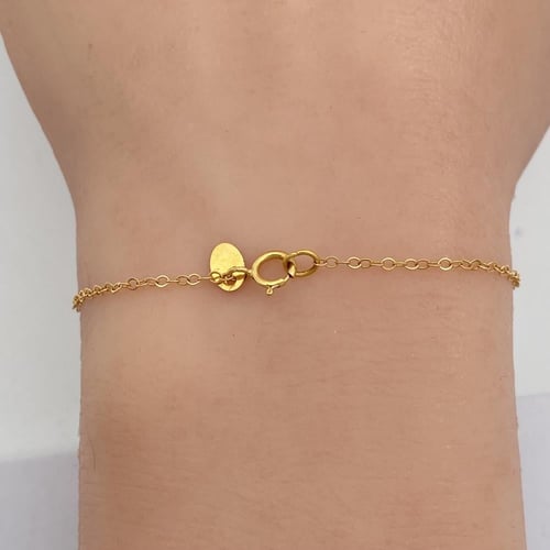 كف ذهب تركي عيار 21 فاخر الوزن 4.35 جرام