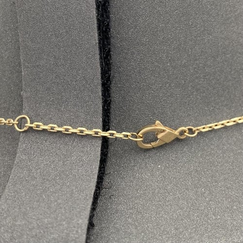 عقد وجهين ذهب عيار 18 الوزن 4.01 جرام