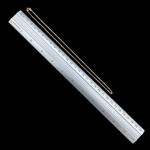 سلسال ذهب جنزير عيار 21 الوزن 0.75 جرام