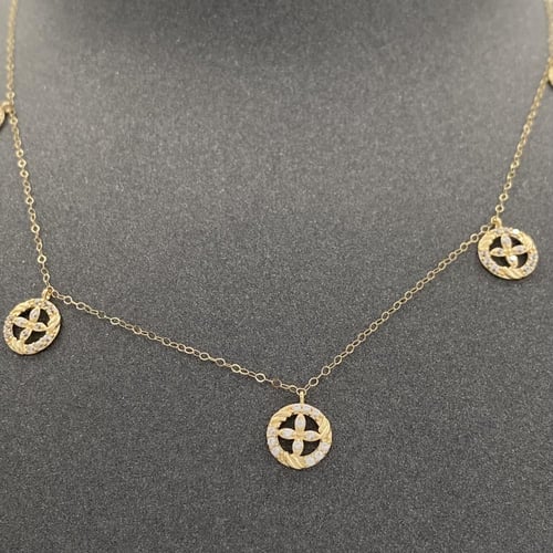 عقود ذهب عيار 18 الوزن 4.38 جرام