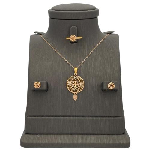 نصف طقم ذهب عيار 21 الوزن 3.67 جرام