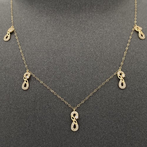 عقود ذهب عيار 18 الوزن 3.92 جرام