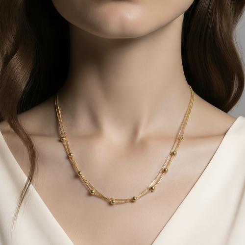 عقد ذهب عيار 18 الوزن 0.94 جرام
