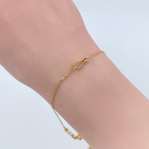 كف ذهب عيار 21 الوزن 4.62 جرام