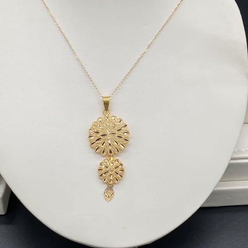 نصف طقم ذهب عيار 21 الوزن 4.4 جرام