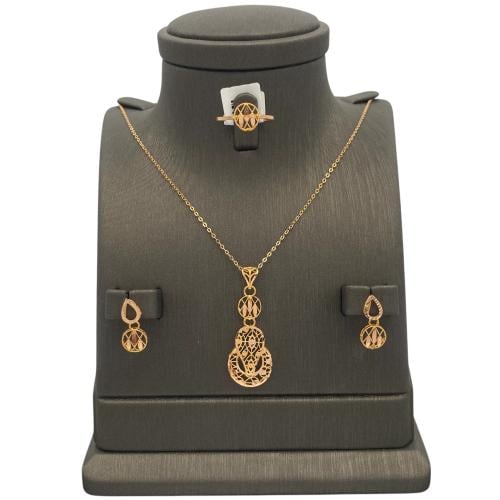 نصف طقم ذهب عيار 21 الوزن 4.12 جرام