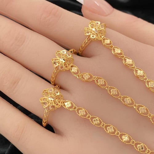 كف ذهب عيار 21 الوزن 14.8 جرام