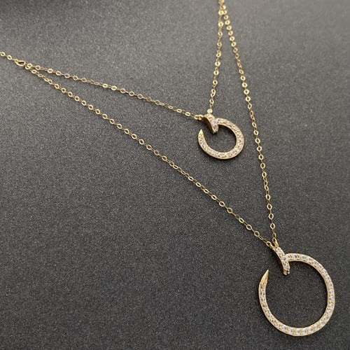 عقود ذهب عيار 18 الوزن 3.83 جرام