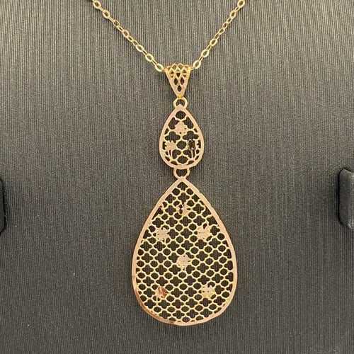 نصف طقم ذهب عيار 21 الوزن 4.07 جرام