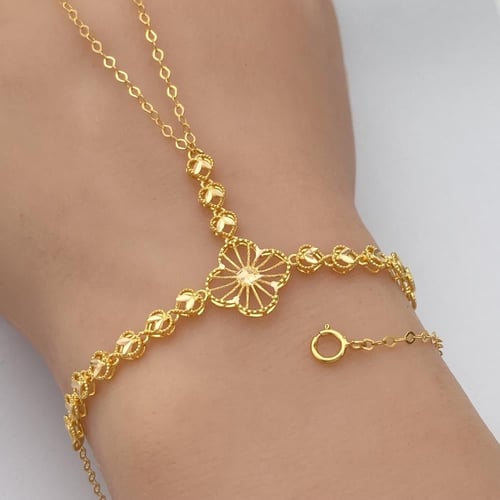 كف ذهب عيار 21 الوزن 4.13 جرام