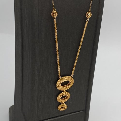 سبحه ذهب عيار 21 الوزن 3.85 جرام