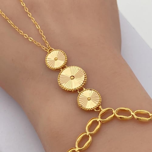 كف ذهب عيار 21 الوزن 5.96 جرام