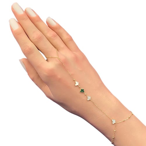 كف ذهب عيار 18 الوزن 1.71 جرام