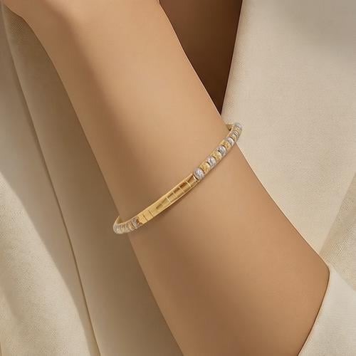 غويشة ذهب عيار 21 الوزن 11.73 جرام