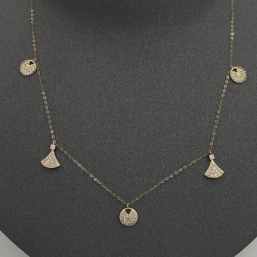 عقد تشوكر ذهب عيار 18 الوزن 1.38 جرام