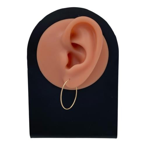 حلق ذهب عيار 18 الوزن 0.66 جرام