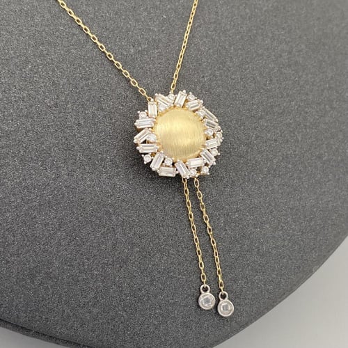 عقد ذهب عيار 18 الوزن 4.48 جرام