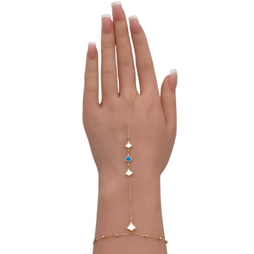 كف ذهب عيار 18 الوزن 1.69 جرام