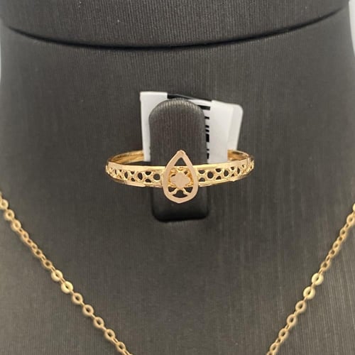 نصف طقم ذهب عيار 21 الوزن 4.07 جرام