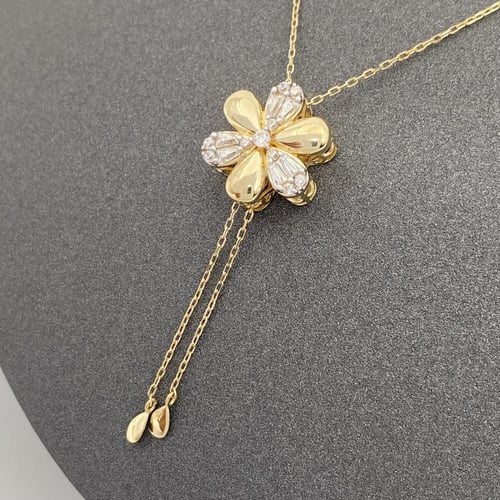 عقد ذهب عيار 18 الوزن 4.66 جرام