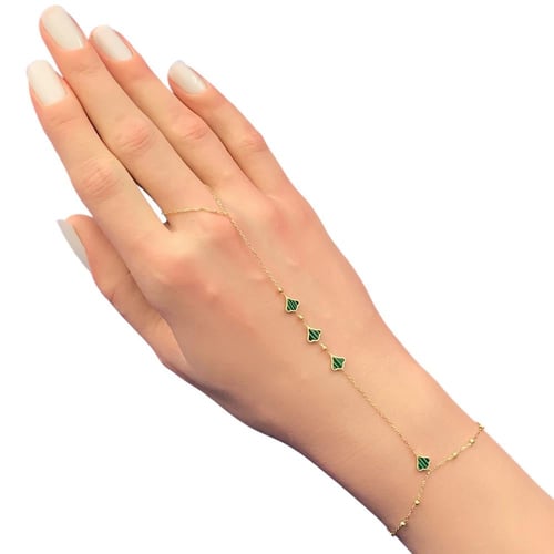 كف ذهب عيار 18 الوزن 1.67 جرام