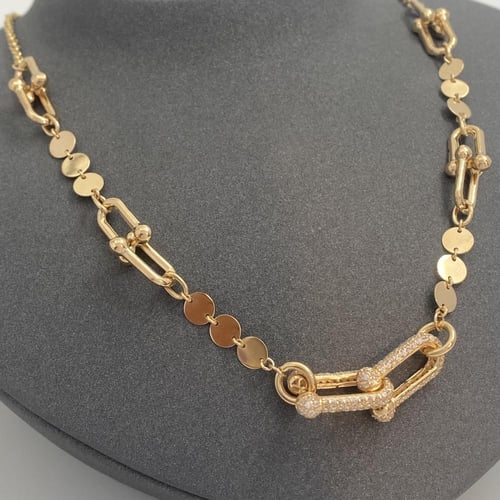 عقد ذهب عيار 18 الوزن 12.05 جرام