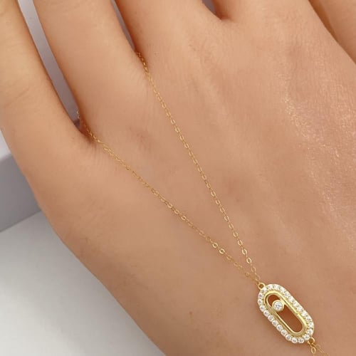 كف ذهب عيار 18 الوزن 1.28 جرام