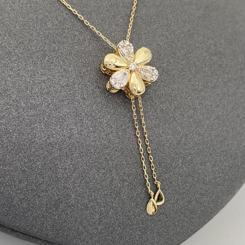 عقد ذهب عيار 18 الوزن 4.66 جرام