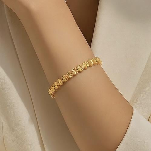غويشة ذهب عيار 21 الوزن 6.86 جرام