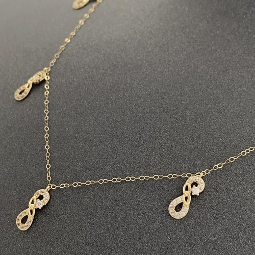 عقود ذهب عيار 18 الوزن 3.92 جرام