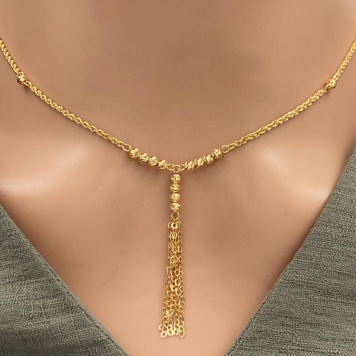 سبحة ذهب عيار 21 الوزن 2.90 جرام