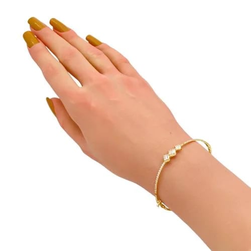 اسواره ذهب عيار 18 الوزن 3.31 جرام