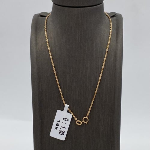 سبحه ذهب عيار 18 الوزن 1.30 جرام