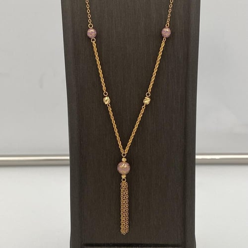 سبحه ذهب عيار 21 الوزن 4.02 جرام