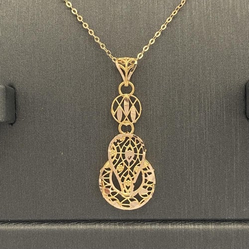 نصف طقم ذهب عيار 21 الوزن 4.12 جرام