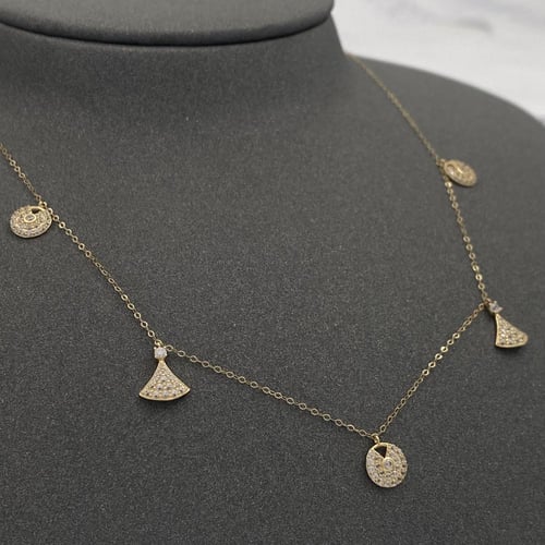 عقد تشوكر ذهب عيار 18 الوزن 1.38 جرام