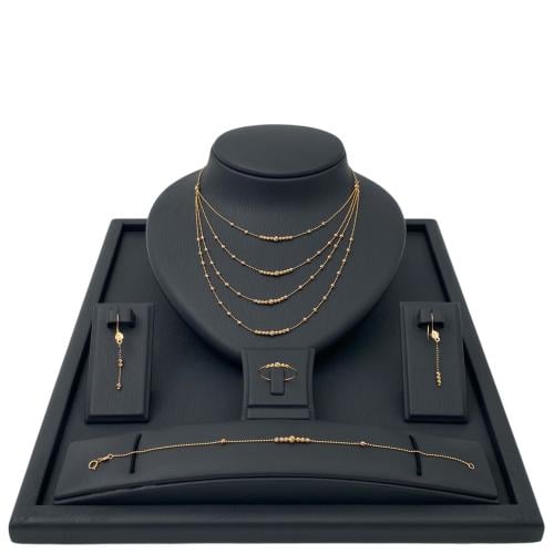 طقم ذهب دوريكا عيار 21 وزن 13.25 جرام فخامة لافتة...