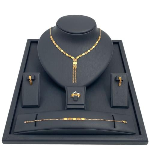 طقم ذهب عيار 21 وزن 11.66 جم يمنحك حضورًا لا يُنسى