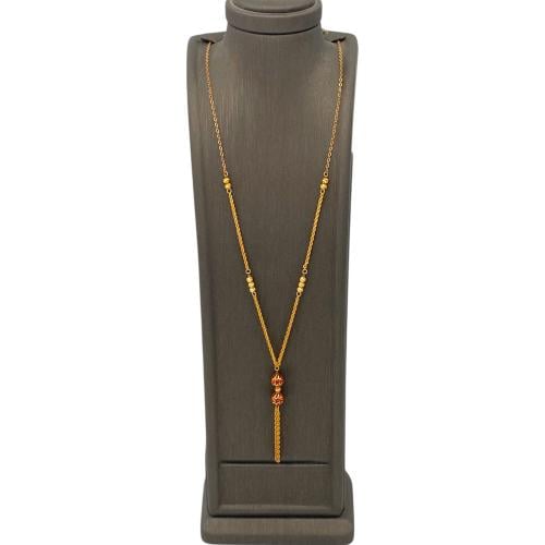 احصلي على سبحة ذهب عيار 21 لأناقة لا تضاهى بوزن 4....