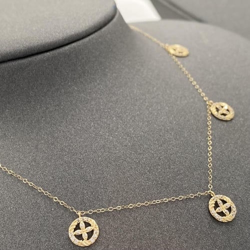 عقود ذهب عيار 18 الوزن 4.38 جرام