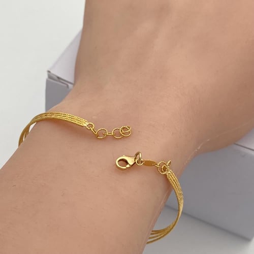 إسوارة وخاتم ذهب دوريكا عيار 21 وزن 10.4 جم لمسة أ...