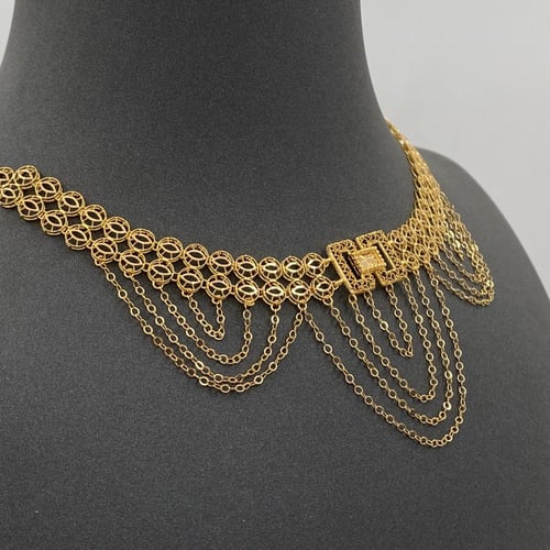 خناق ذهب عيار 21 الوزن 12.10 جرام