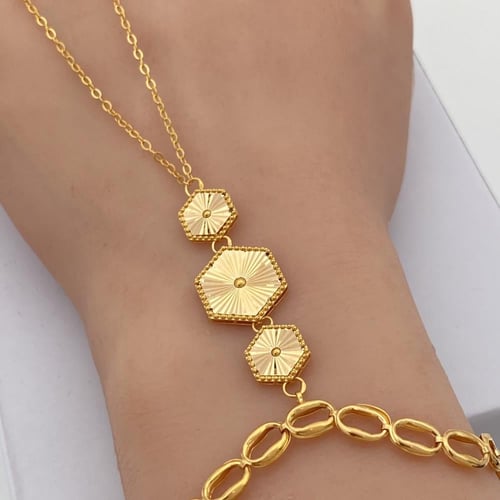 كف ذهب عيار 21 الوزن 5.77 جرام